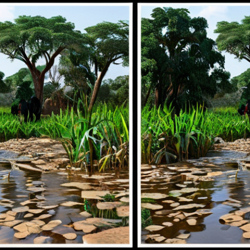 Home 4 Here are two high-quality image prompts for Stable Diffusion XL, designed to generate professional and safe images related to the impact of climate change in Zambia, focusing on resilience and adaptation: