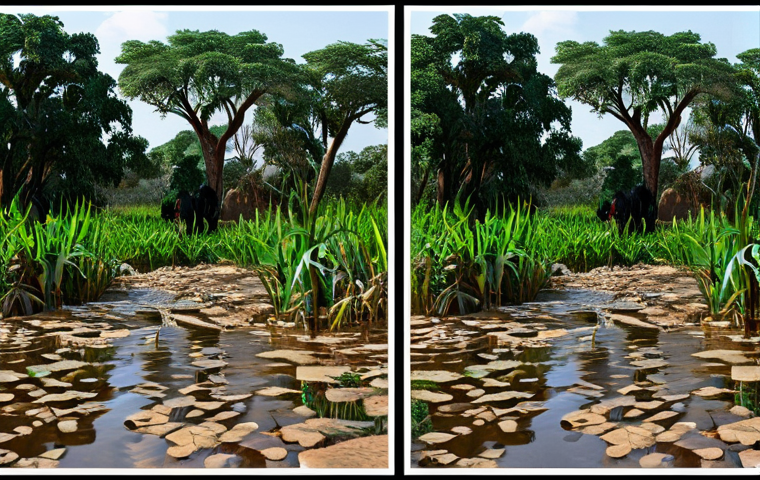 Here are two high-quality image prompts for Stable Diffusion XL, designed to generate professional and safe images related to the impact of climate change in Zambia, focusing on resilience and adaptation: